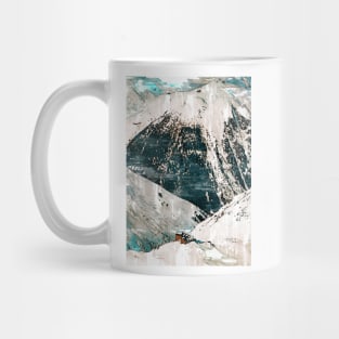 Snowy Mountain Cottage In Austria. For Mountain Lovers. Mug